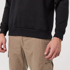 Buzo Frisa Medio Cierre Negro Pampero