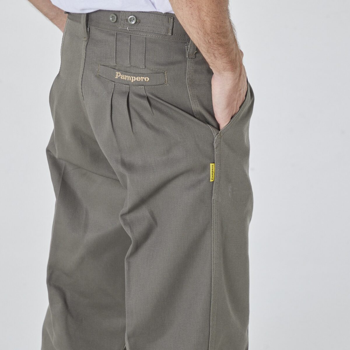 Bombacha Lisa Hombre Verde Pampero