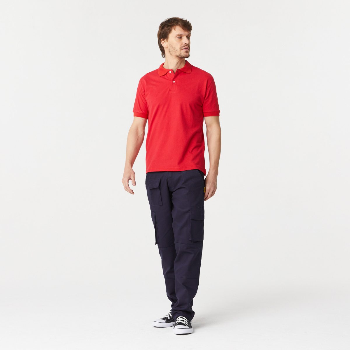 Chomba Pique Básica Roja Pampero