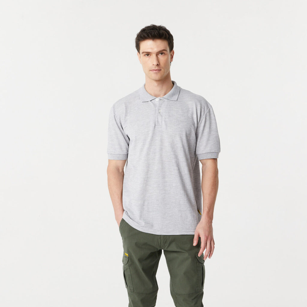 Chomba Pique Básica Gris Melange Pampero