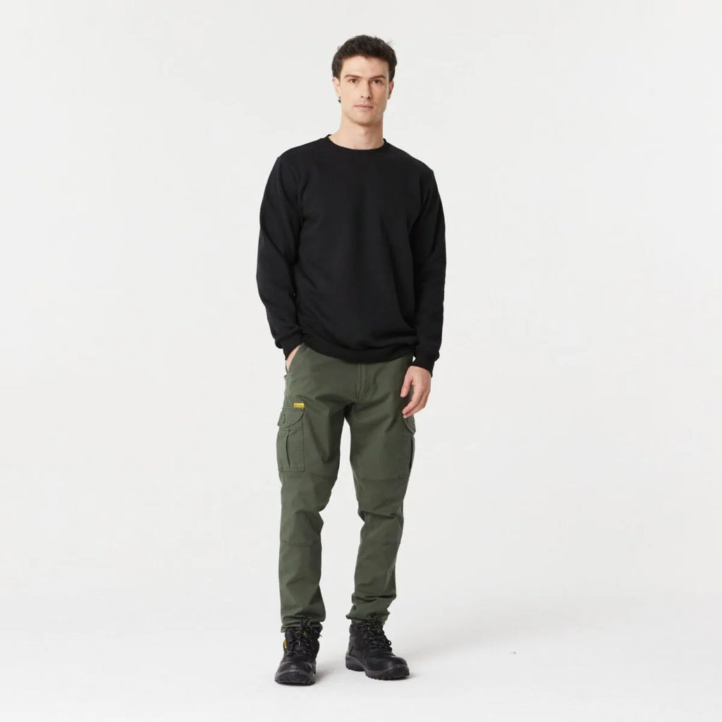 Buzo Frisa Cuello Redondo Negro Pampero