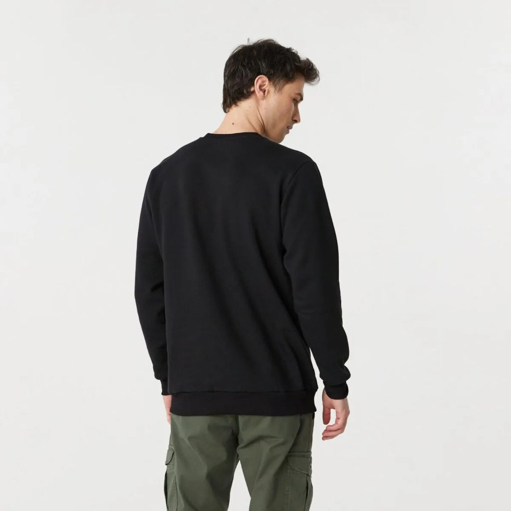 Buzo Frisa Cuello Redondo Negro Pampero