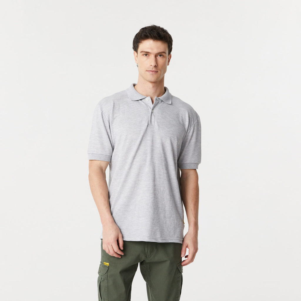 Chomba Pique Básica Gris Melange Pampero