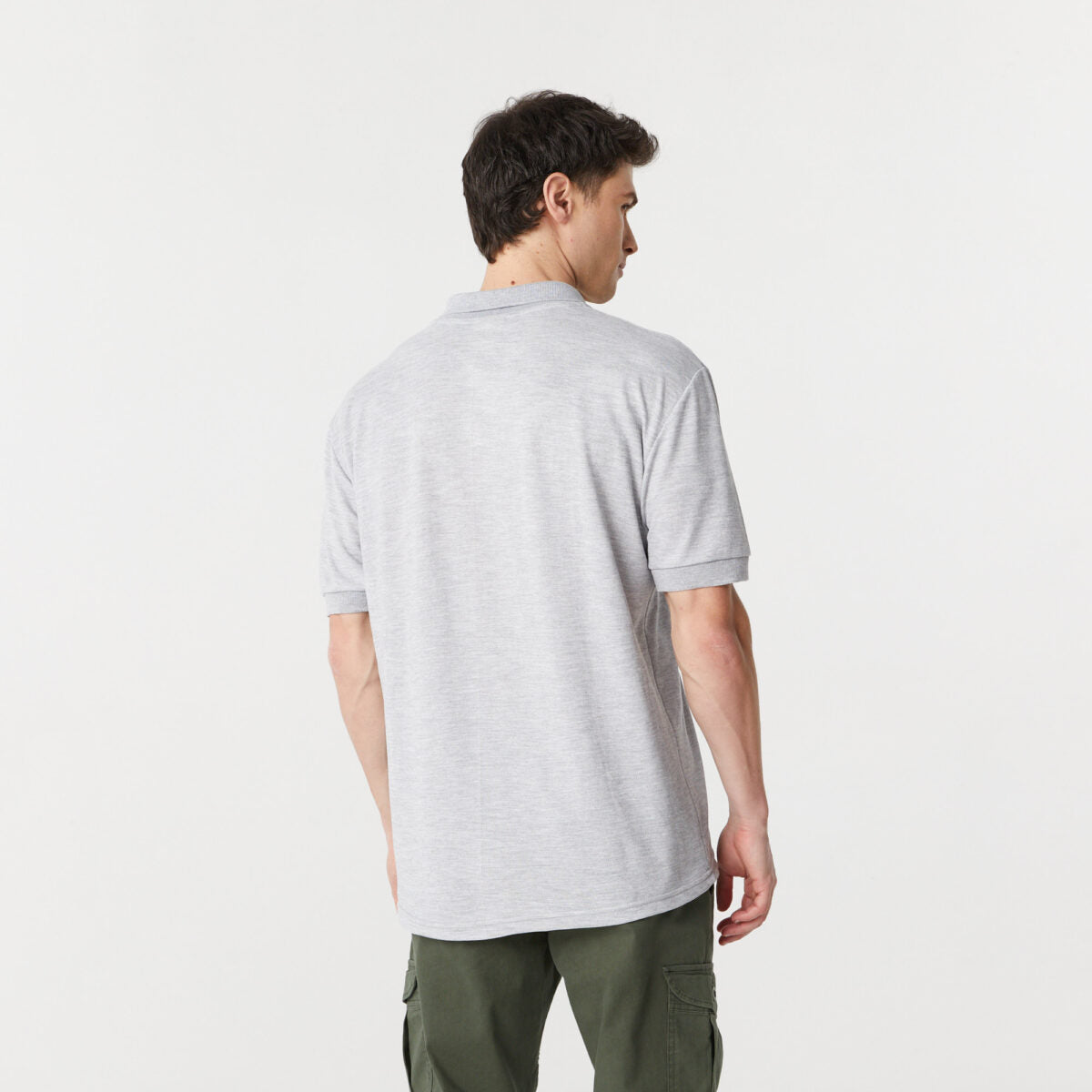 Chomba Pique Básica Gris Melange Pampero