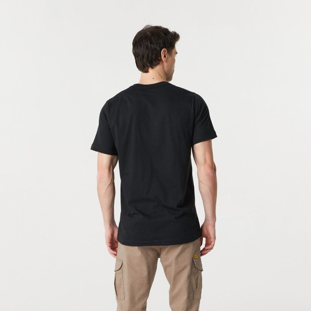 Remera Básica Manga Corta Negro Pampero