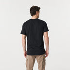 Remera Básica Manga Corta Negro Pampero