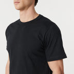 Remera Básica Manga Corta Negro Pampero