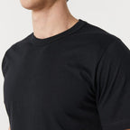 Remera Básica Manga Corta Negro Pampero