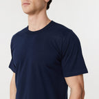 Remera Básica Manga Corta Azul Pampero