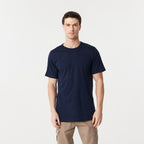 Remera Básica Manga Corta Azul Pampero