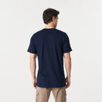 Remera Básica Manga Corta Azul Pampero