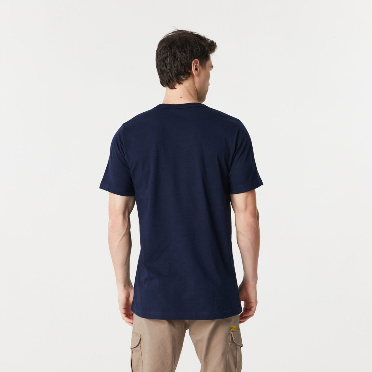 Remera Básica Manga Corta Azul Pampero