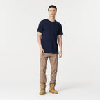 Remera Básica Manga Corta Azul Pampero