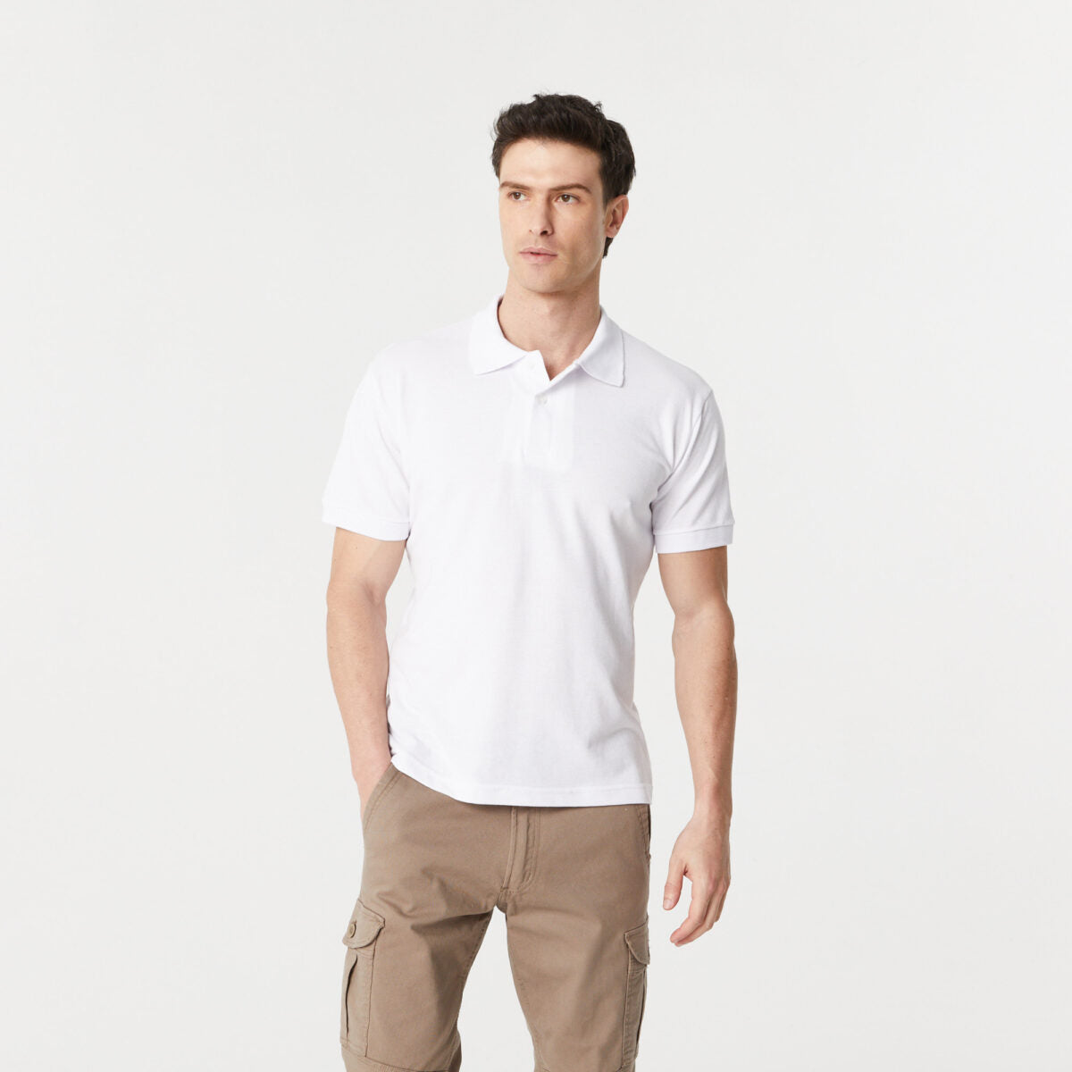 Chomba Pique Básica Blanco Pampero