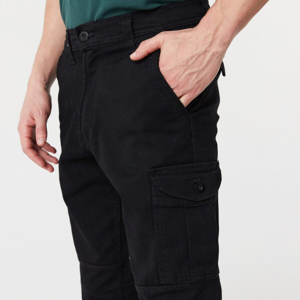 Pantalón Cargo Elastizado Negro