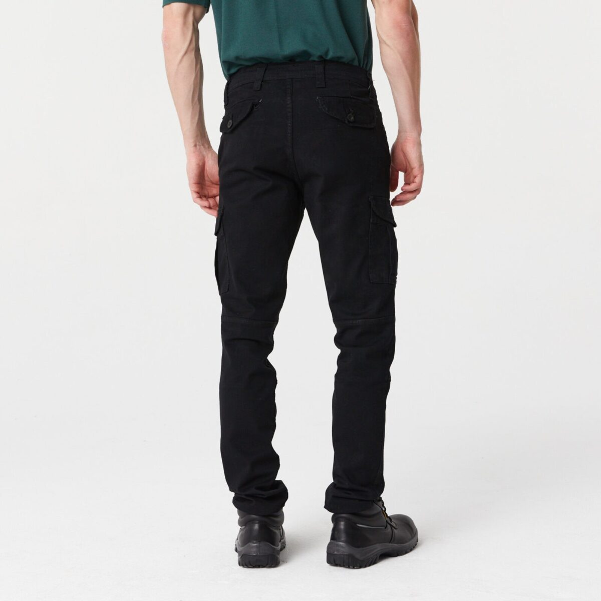 Pantalón Cargo Elastizado Negro