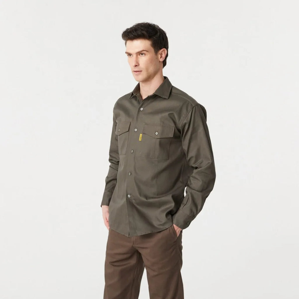 Camisa De Trabajo Verde Pampero