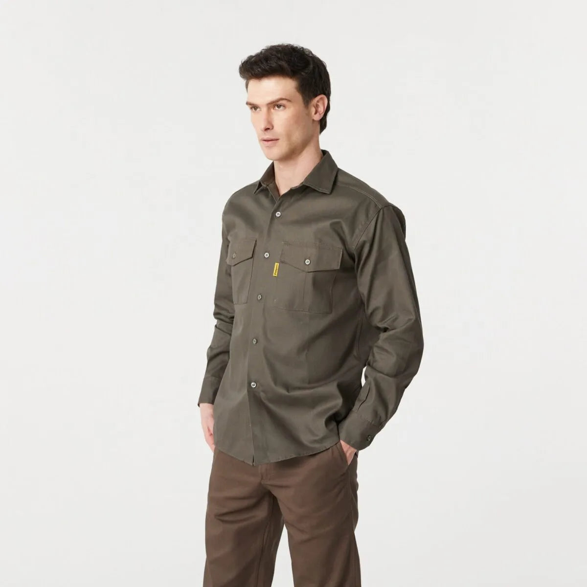 Camisa De Trabajo Verde Pampero