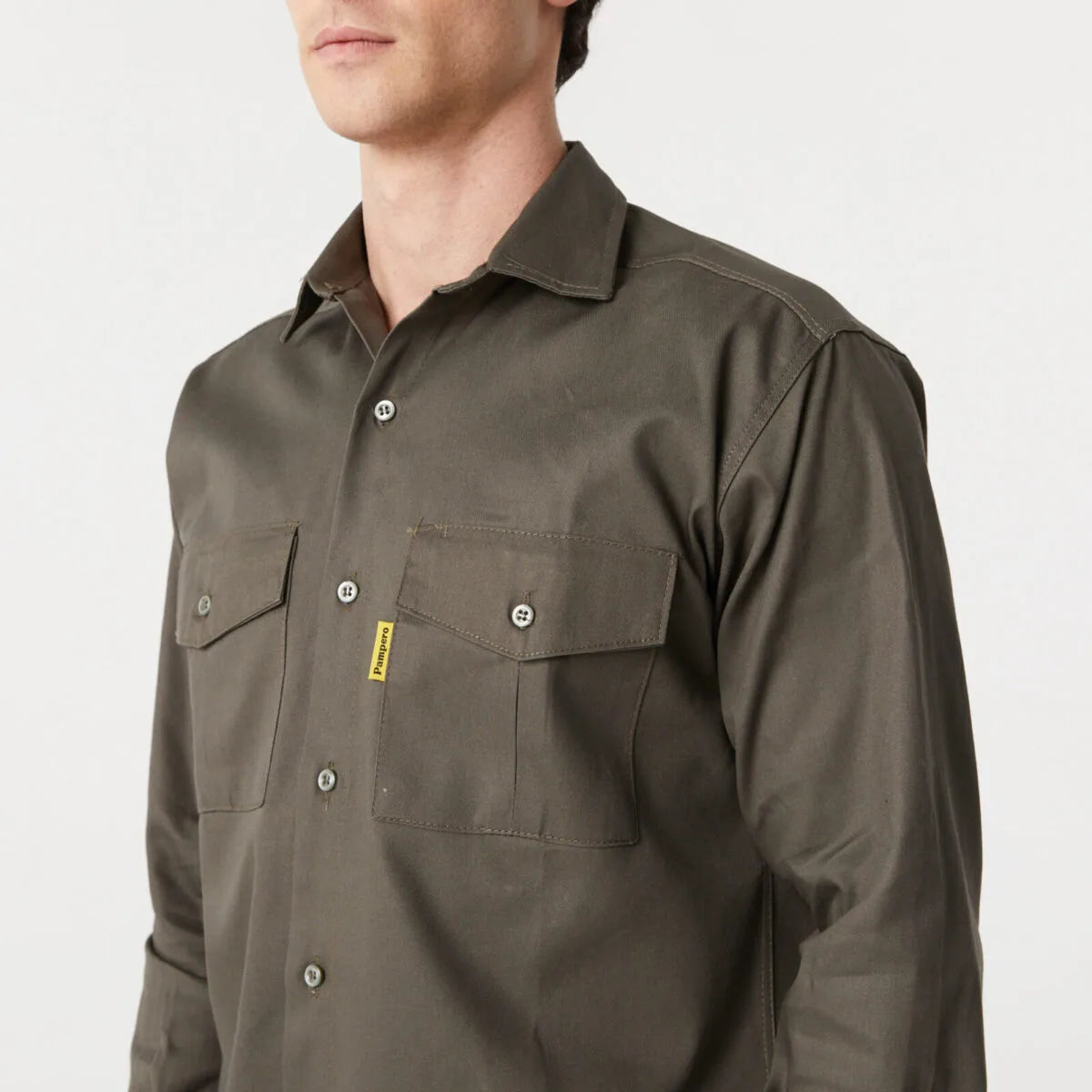 Camisa De Trabajo Verde Pampero