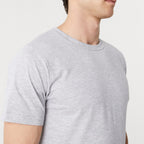 Remera Básica Manga Corta Gris Pampero