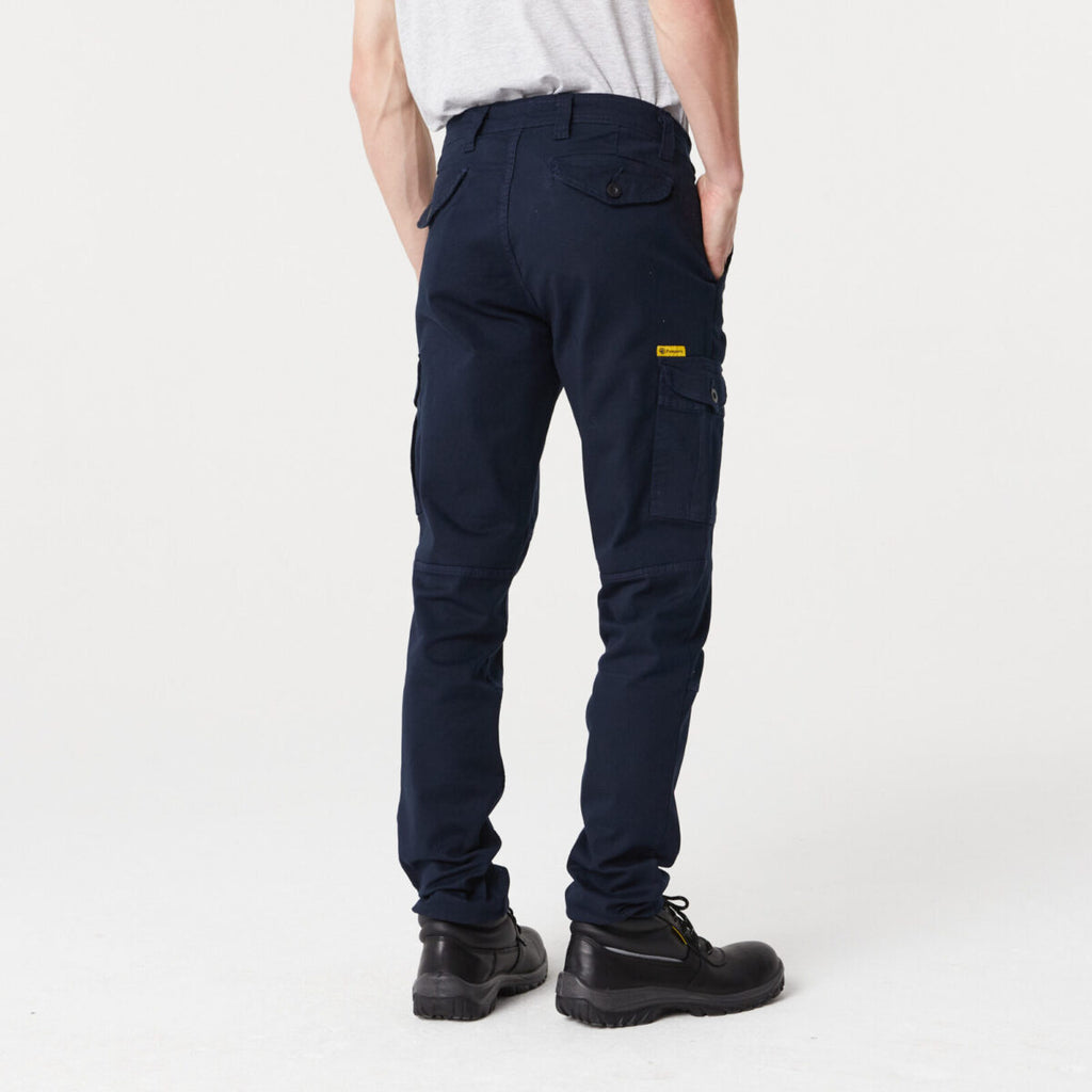 Pantalón Cargo Elastizado Azul