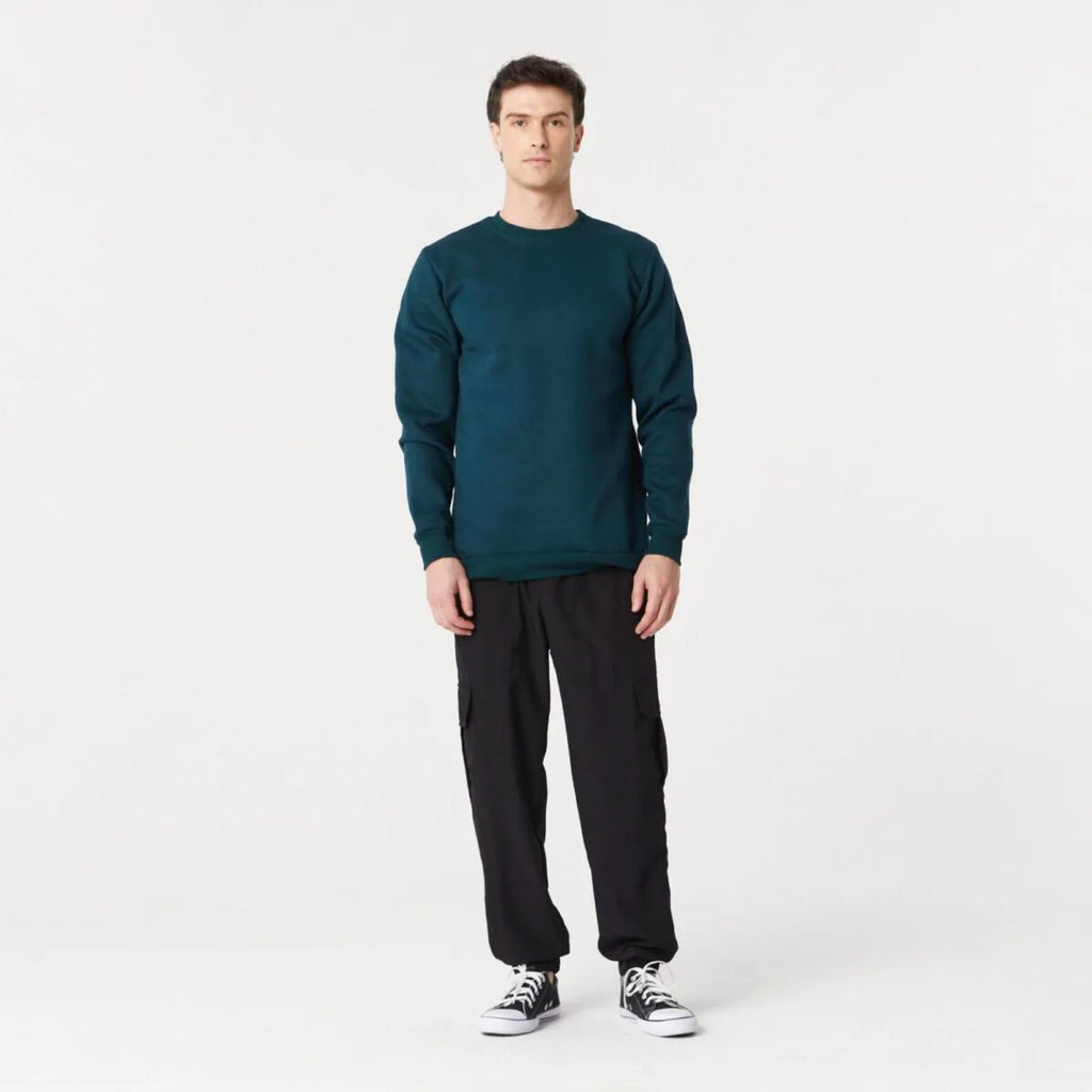 Buzo Frisa Cuello Redondo Verde Pampero