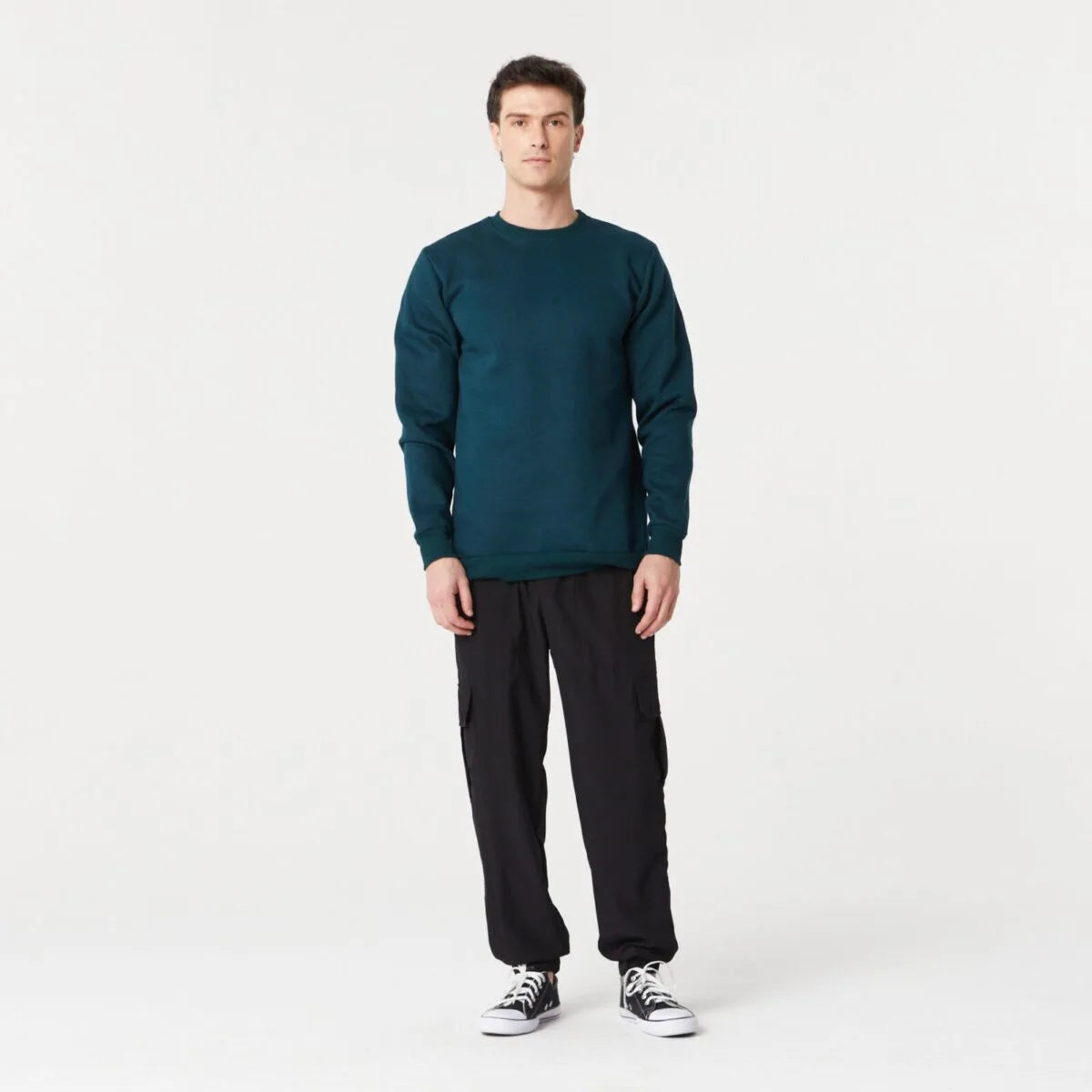 Buzo Frisa Cuello Redondo Verde Pampero