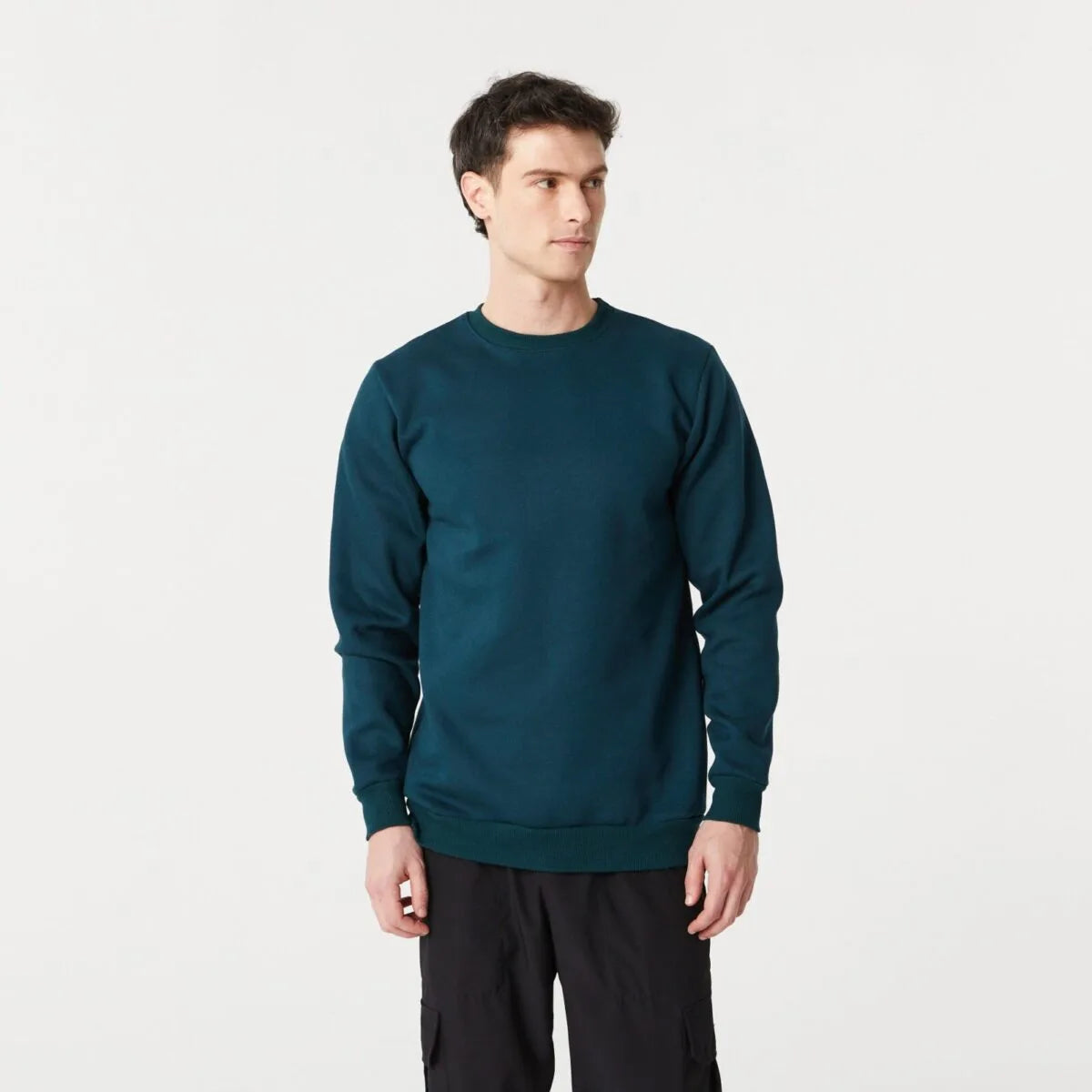 Buzo Frisa Cuello Redondo Verde Pampero