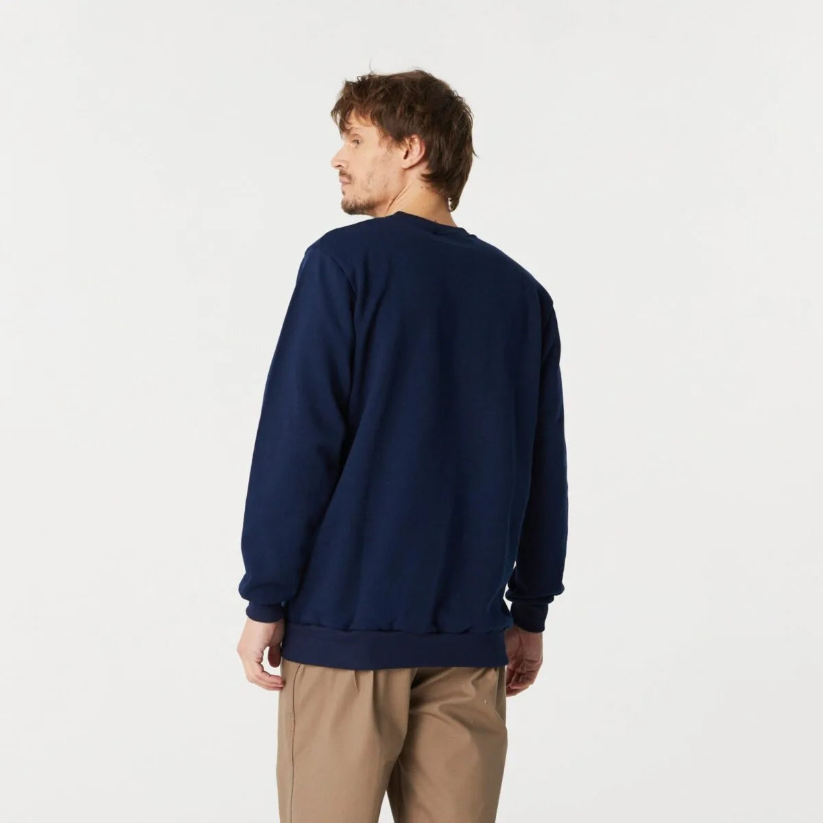 Buzo Frisa Cuello Redondo Azul Marino Pampero