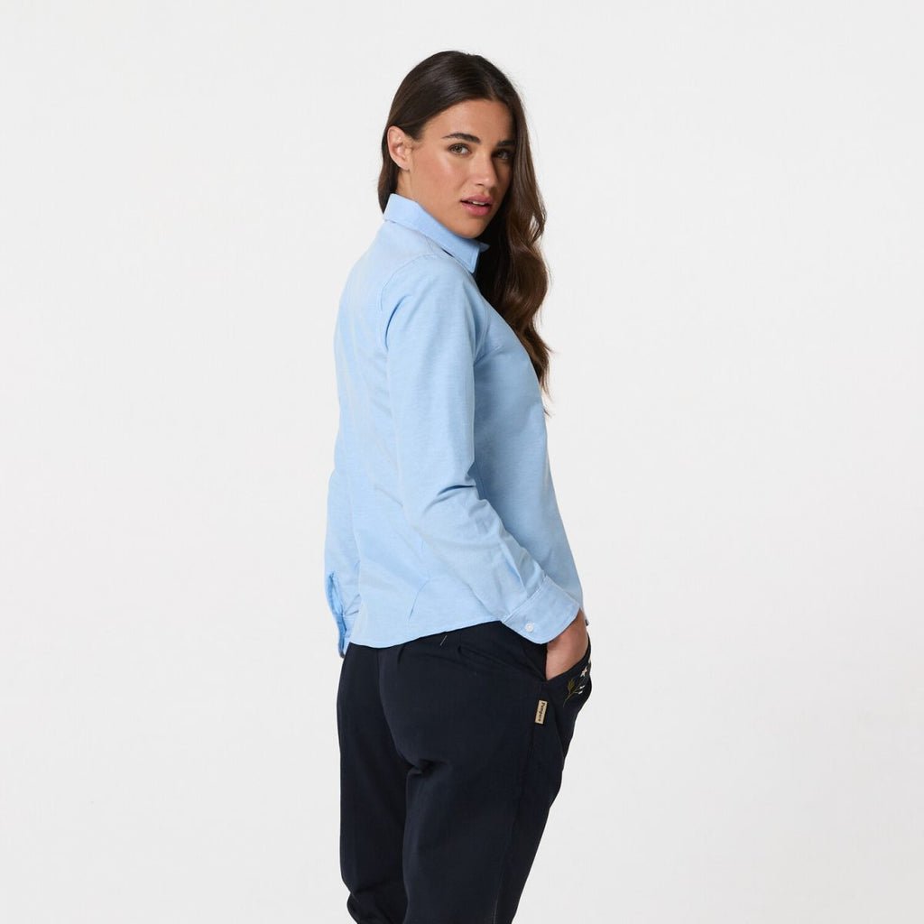 Camisa Básica Maizani Celeste