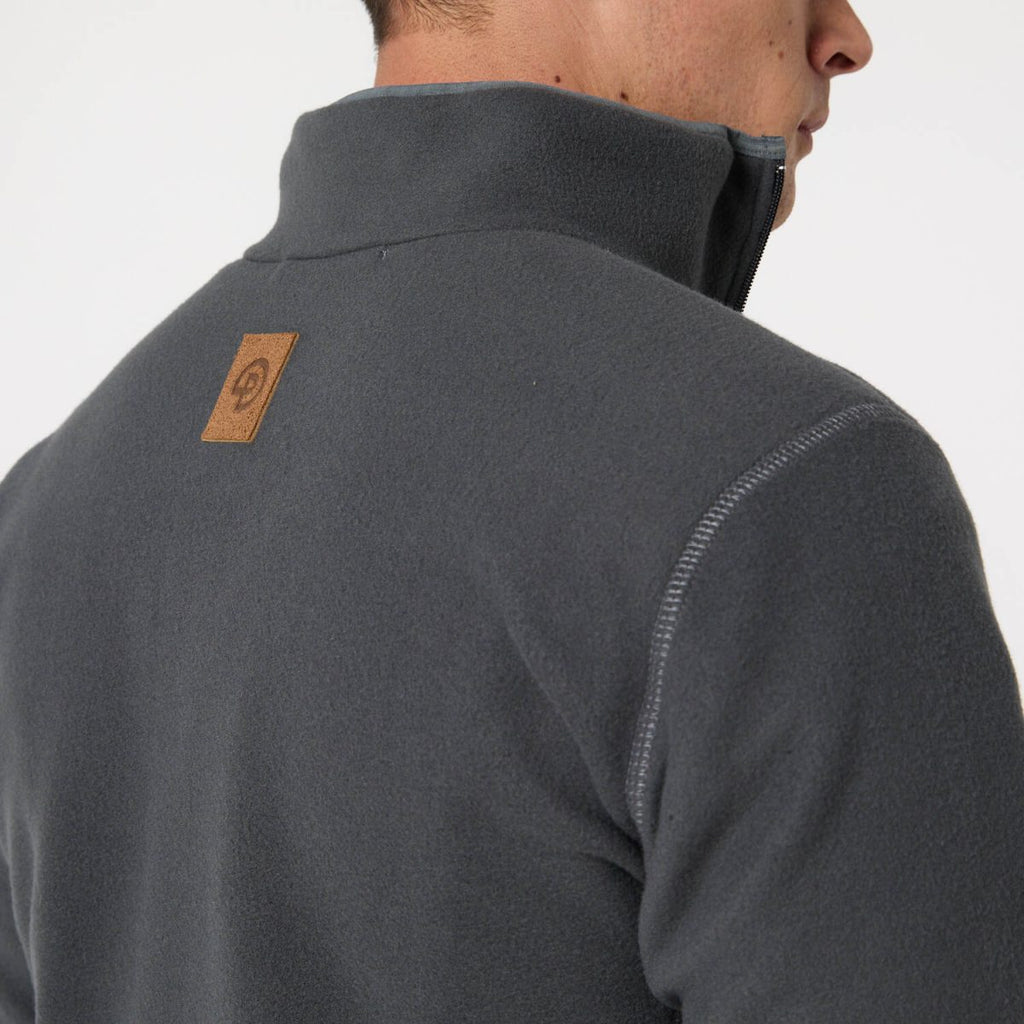 Campera Micropolar Otto Gris Oscuro Pampero