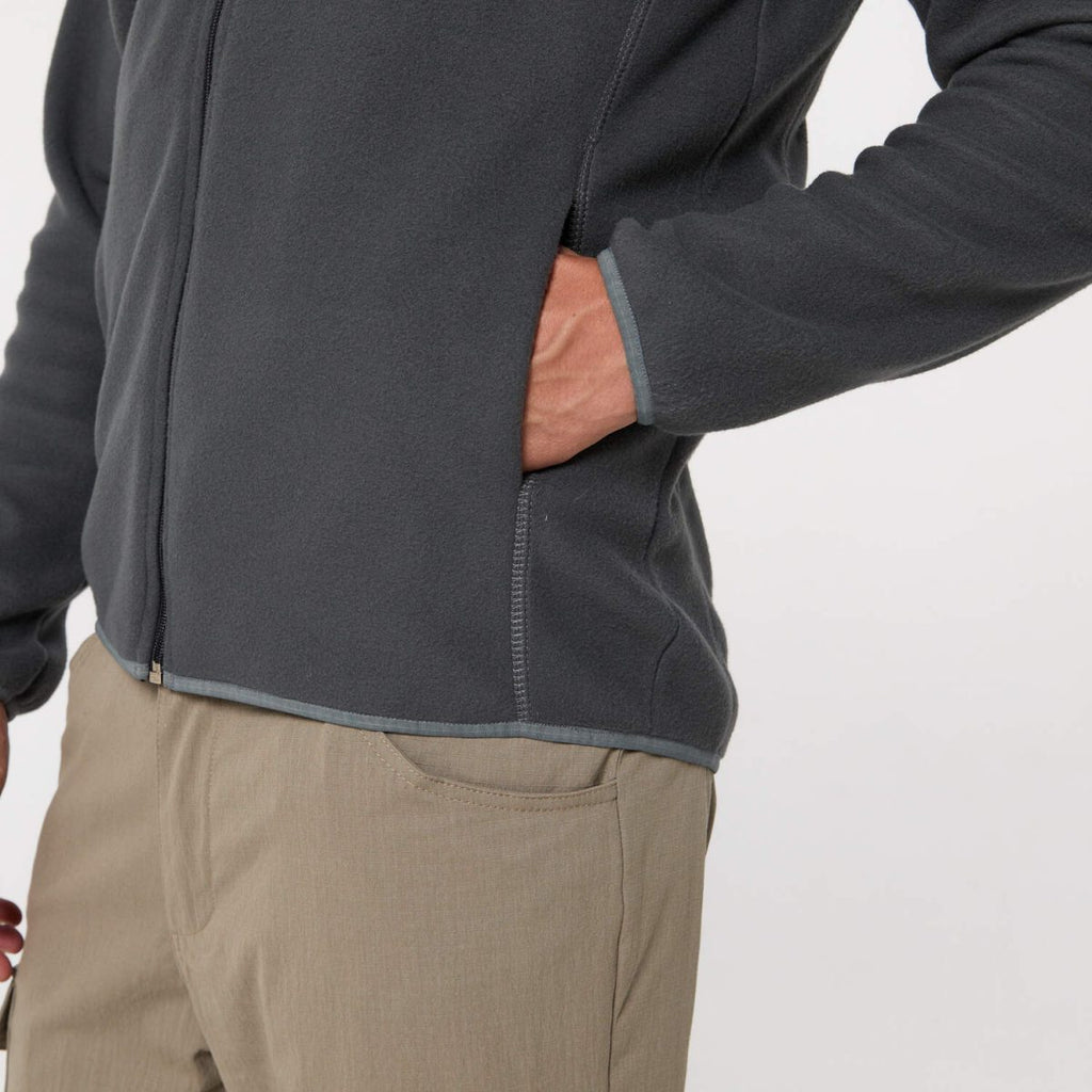 Campera Micropolar Otto Gris Oscuro Pampero