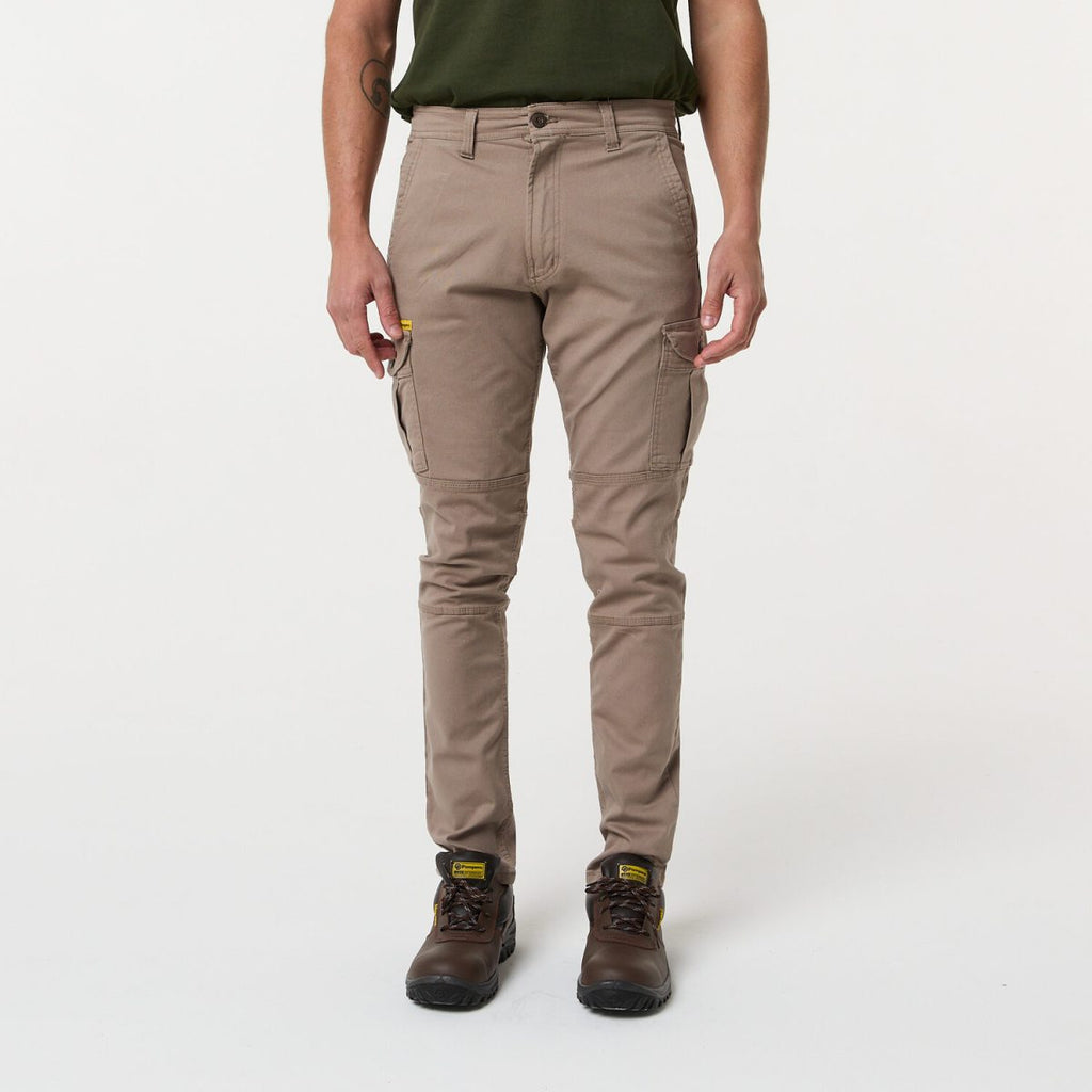 Pantalón Cargo Elastizado Beige
