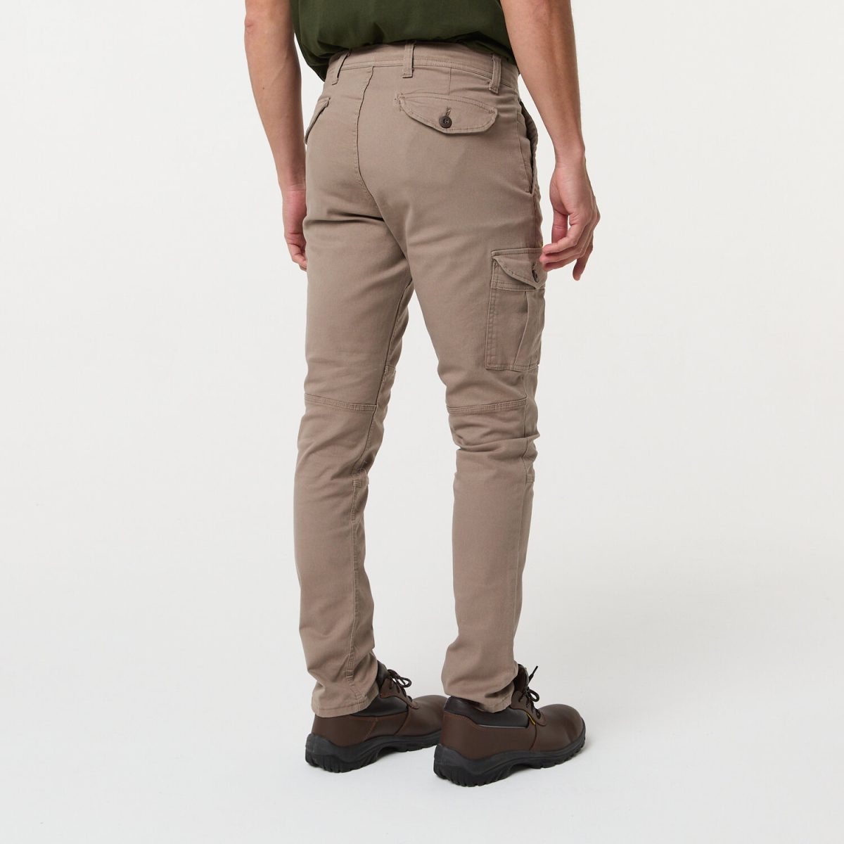 Pantalón Cargo Elastizado Beige