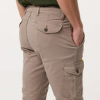 Pantalón Cargo Elastizado Beige