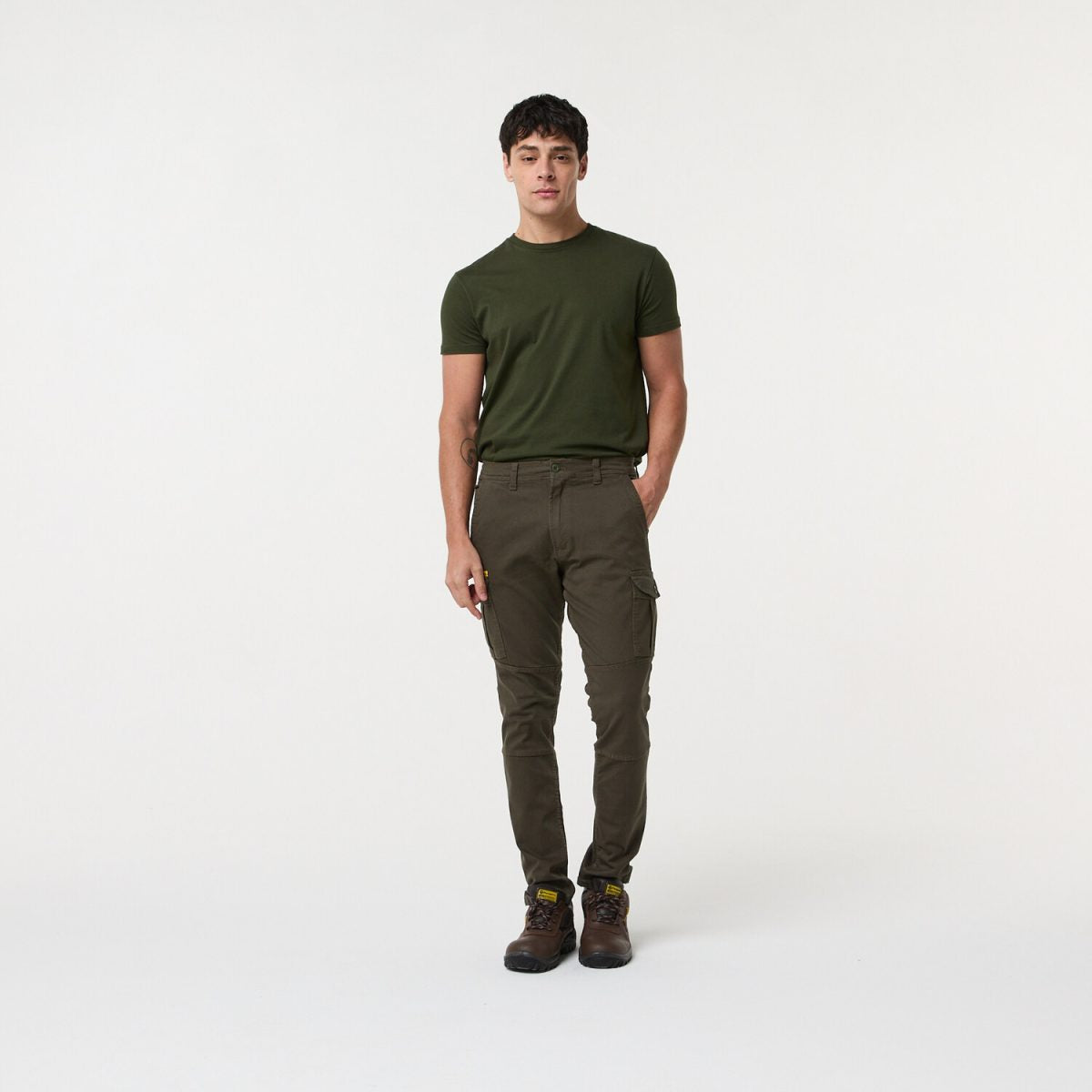 Pantalón Cargo Elastizado Verde