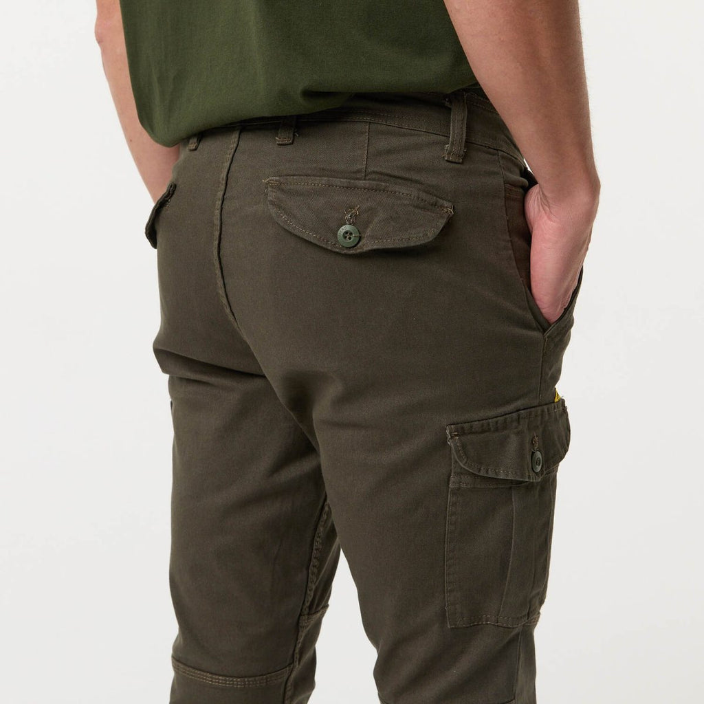 Pantalón Cargo Elastizado Verde
