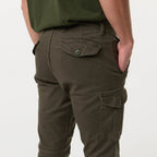 Pantalón Cargo Elastizado Verde
