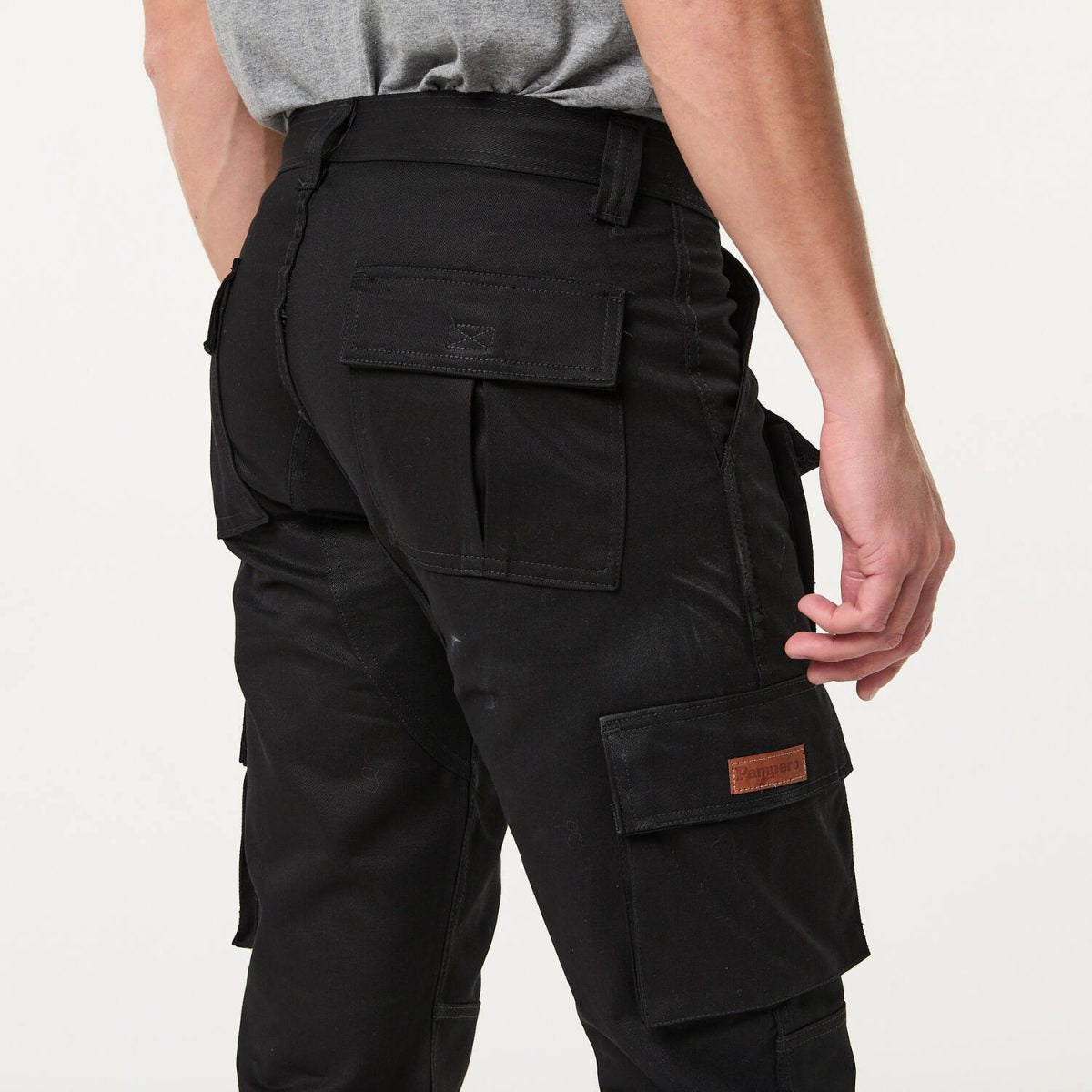 Pantalon Cargo Cazador Negro