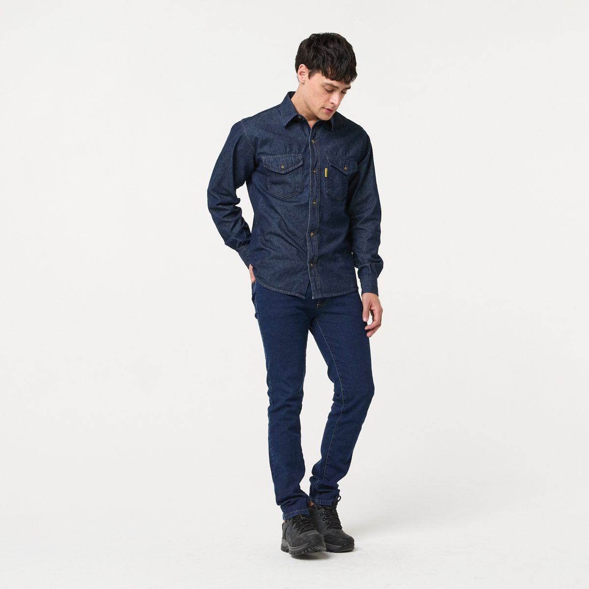 Camisa de Jean Denim Pampero