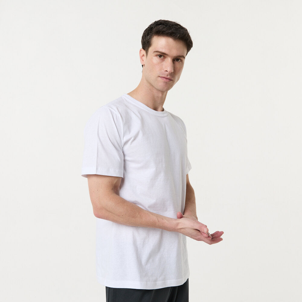 Remera Básica Manga Corta Blanco Pampero