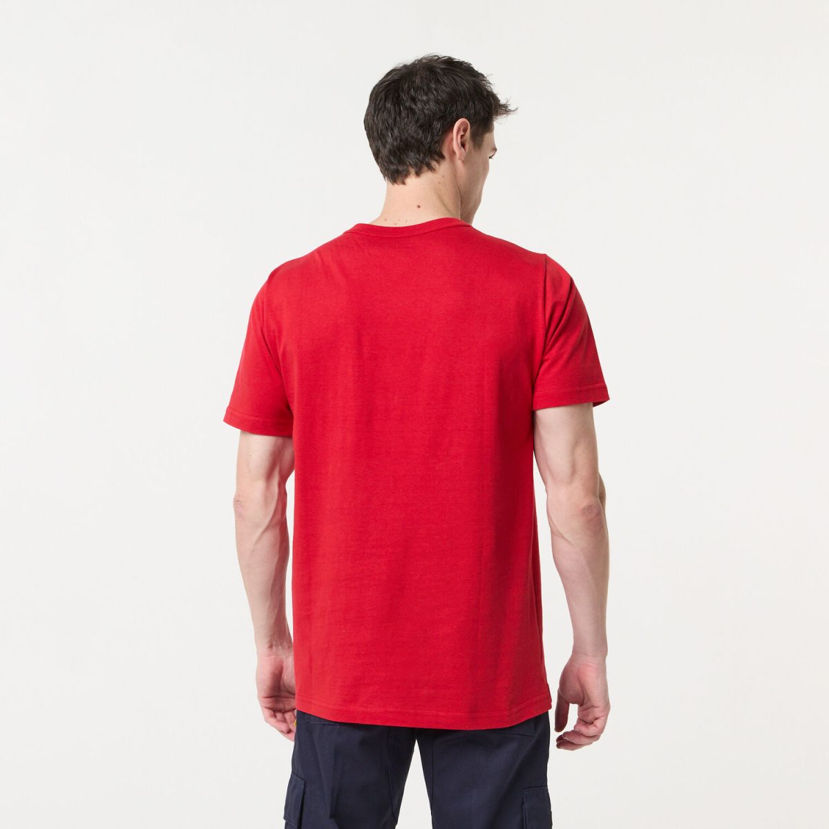 Remera Básica Manga Corta Roja Pampero