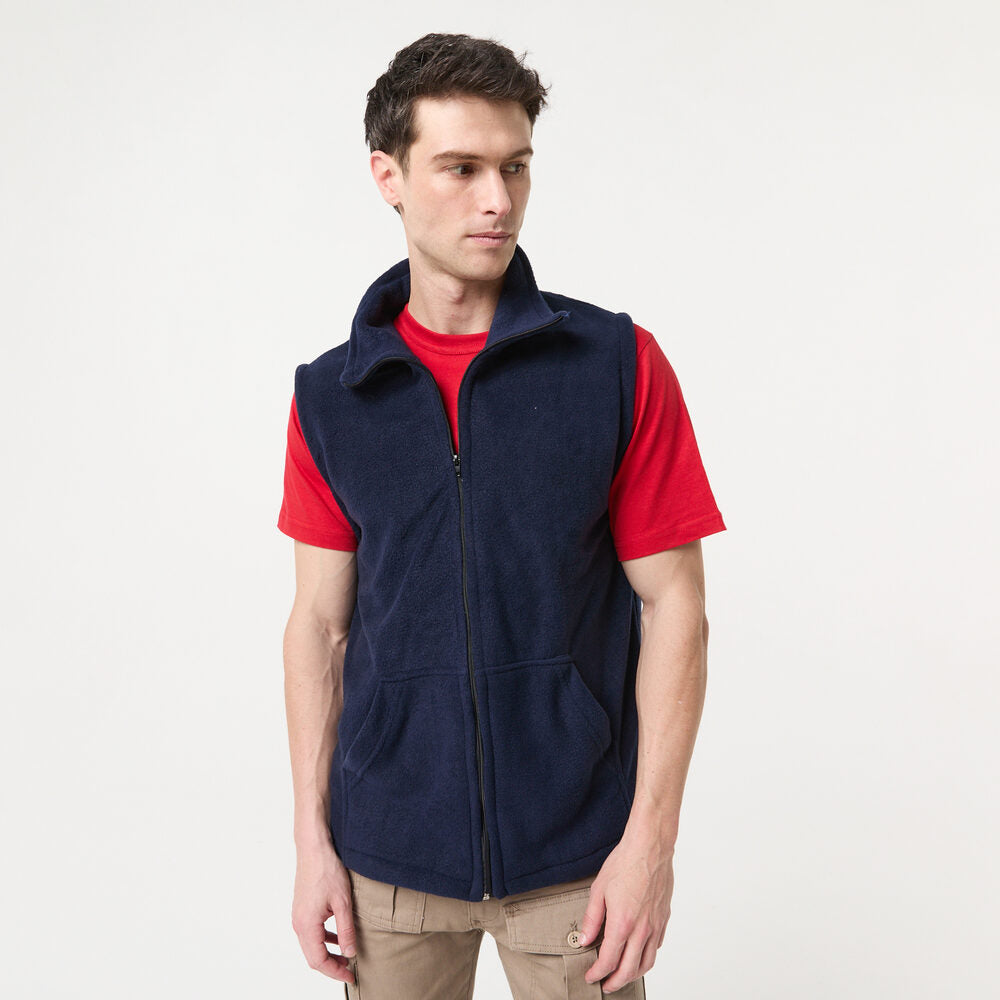 Chaleco Polar Básico Azul Marino Pampero