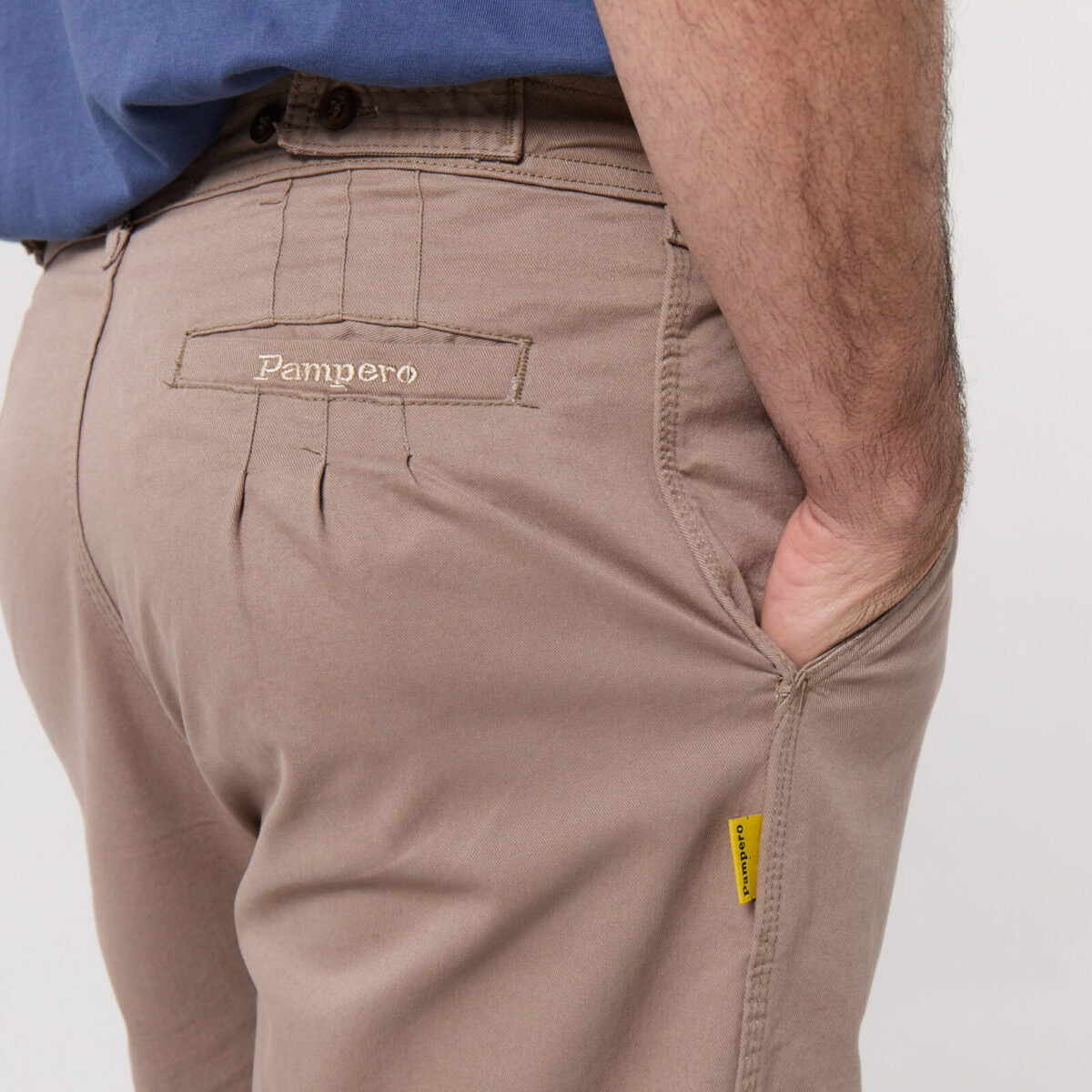 Bombacha de Campo Hombre Elastizada Beige