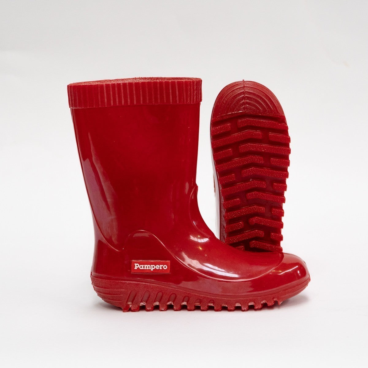 Bota Lluvia PVC Infantil Rojo Pampero