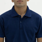 Chomba Pique Básica Azul Marino Pampero