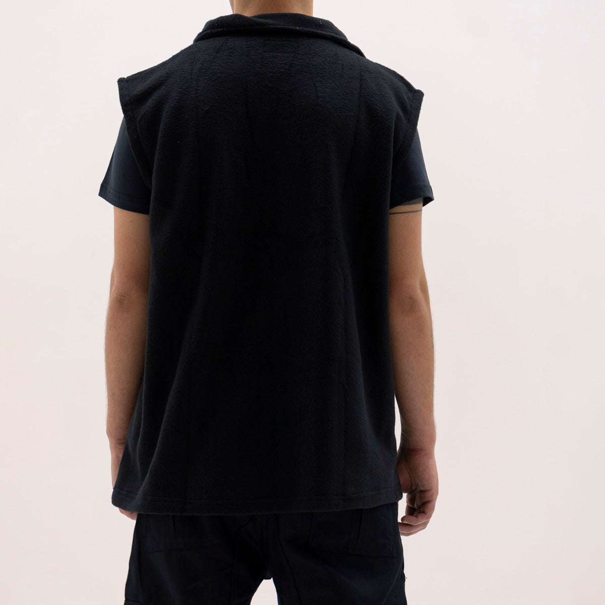 Chaleco Polar Básico Negro Pampero