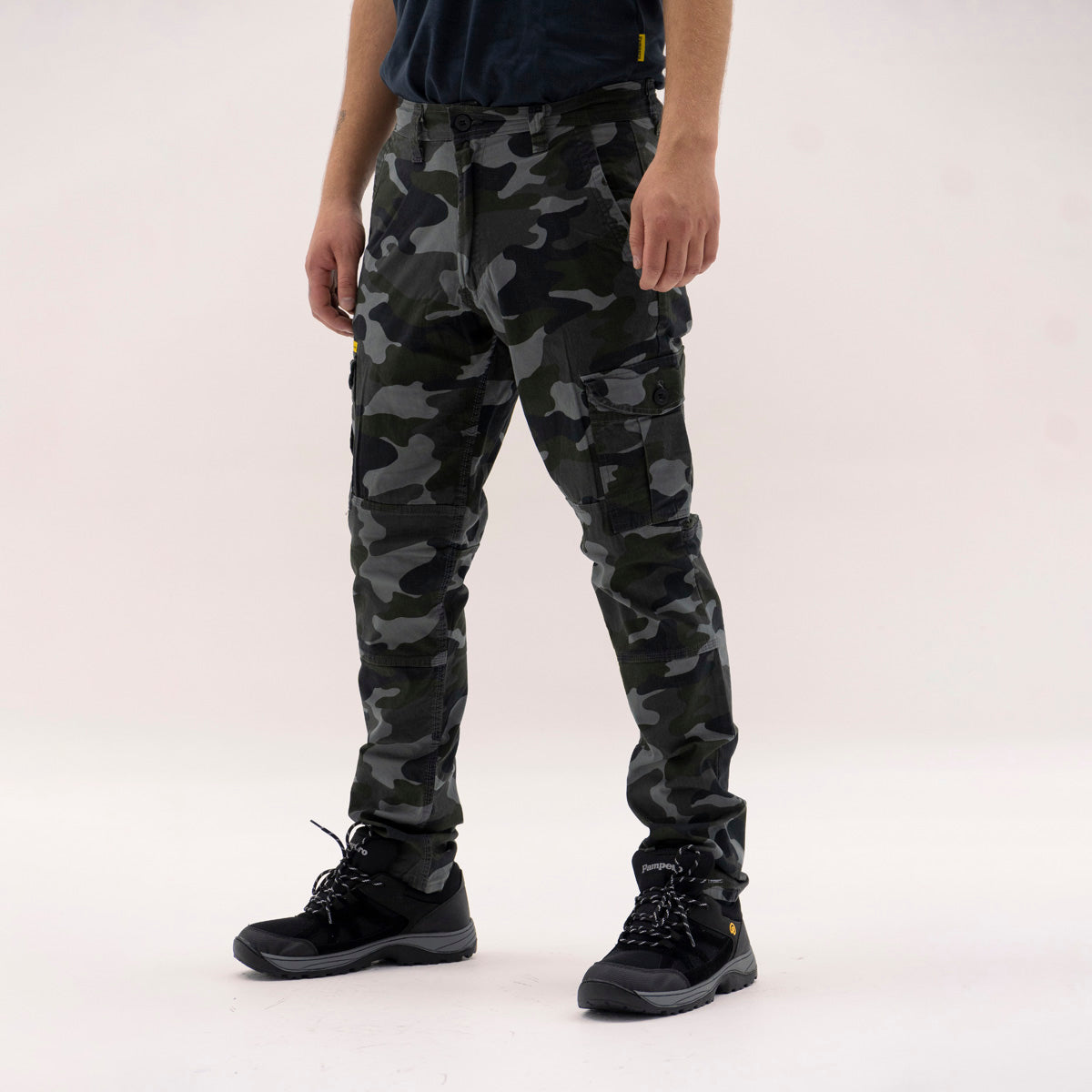 Pantalón Cargo Elastizado Camuflado