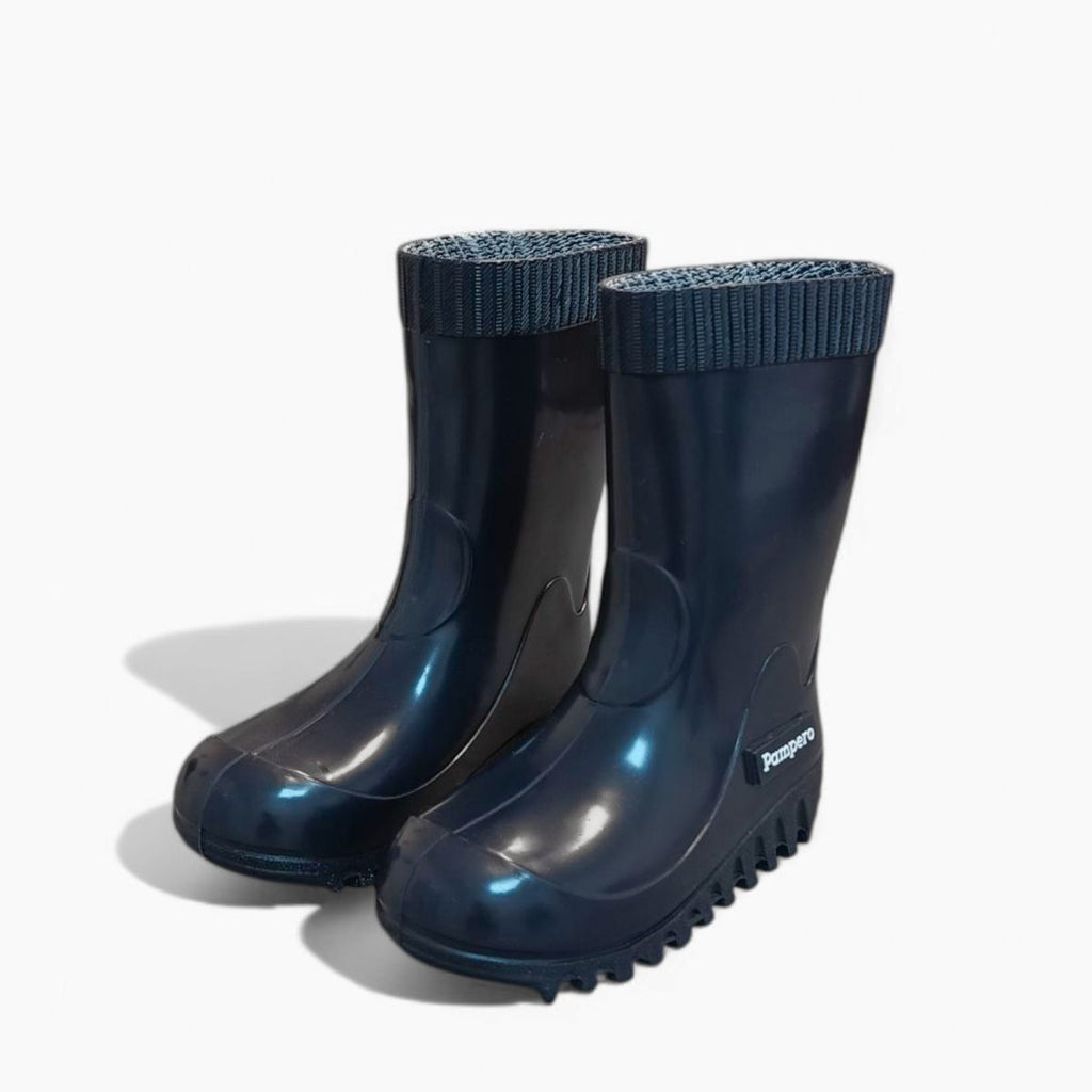 Bota Lluvia PVC Infantil Azul Marino Pampero