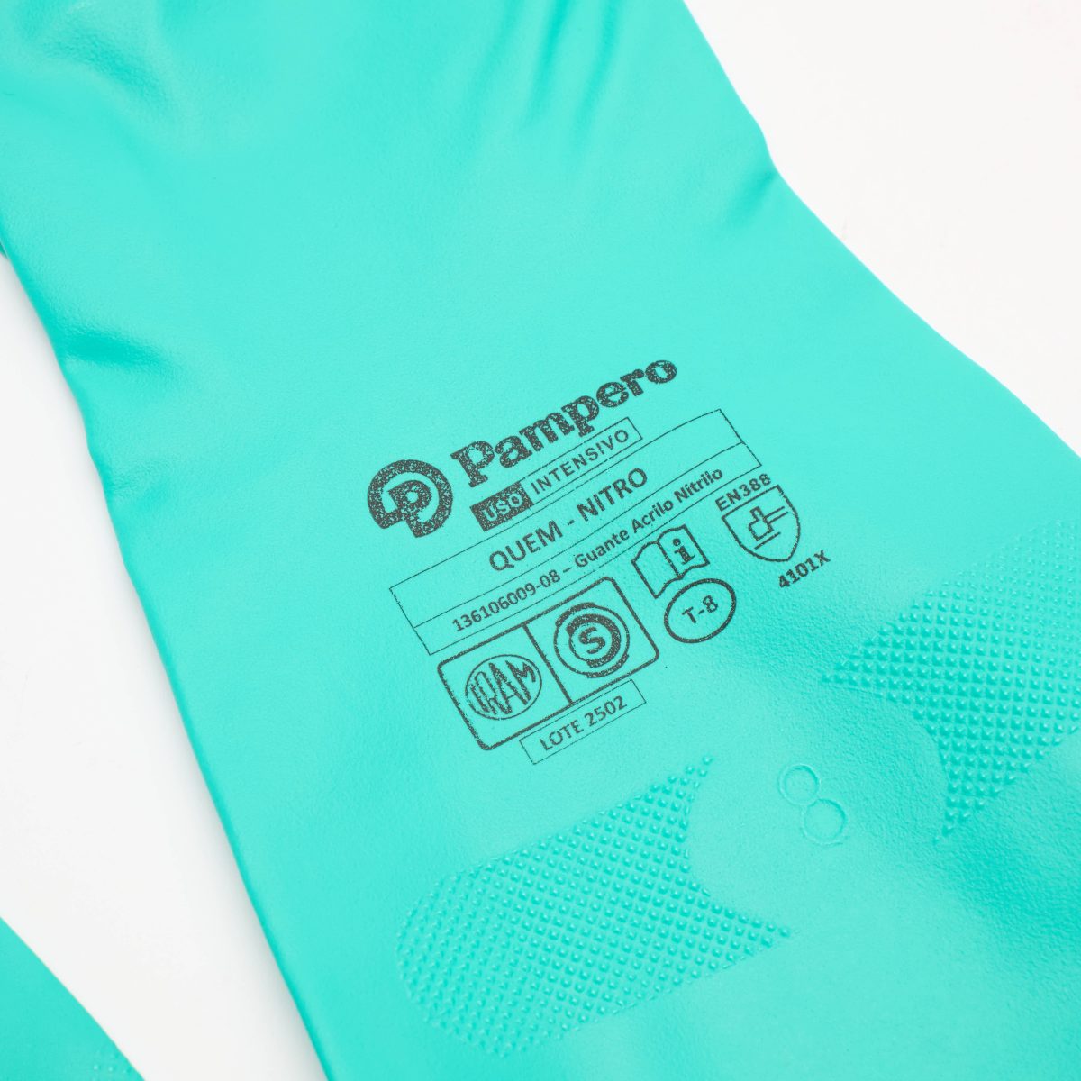 Guante Acrilo Nitrilo Flocado Quem Pampero